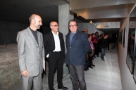 Comisario Polaco, Gonzalo Villar y Joan Gregori ( Director del MuVIM, Museu Valencià de la Il.lustració i de la Modernitat )